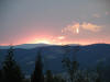 Sunset looking North from Greenwood towards Kettle Valley